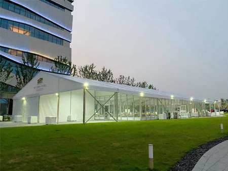 靈通篷房助力長(zhǎng)江潮文旅生活節(jié)，預(yù)祝活動(dòng)圓滿(mǎn)成功