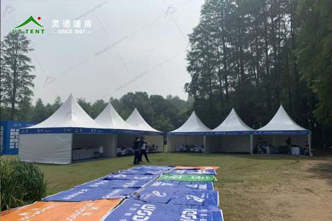 軍用篷房生產(chǎn)廠家 靈通賽事篷房為軍運(yùn)再添色彩