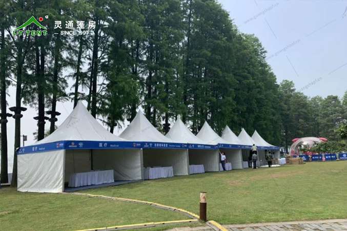 軍用篷房生產(chǎn)廠家 靈通賽事篷房為軍運(yùn)再添色彩