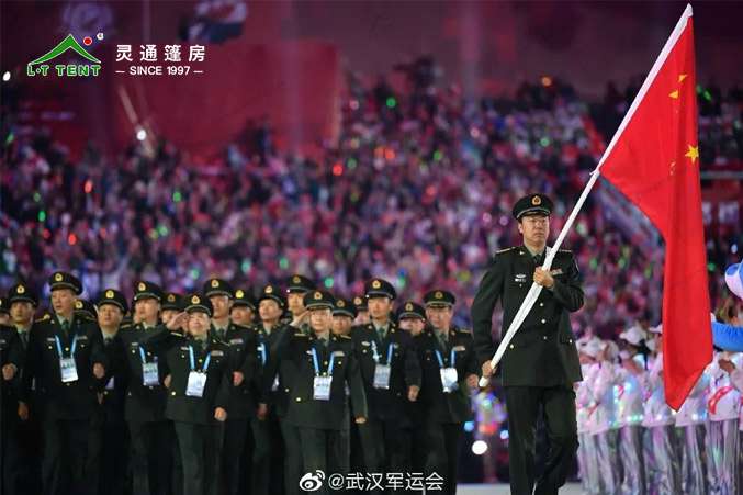 軍用篷房生產(chǎn)廠家 靈通賽事篷房為軍運(yùn)再添色彩