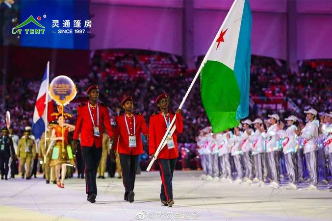 軍用篷房生產(chǎn)廠家 靈通賽事篷房為軍運(yùn)再添色彩