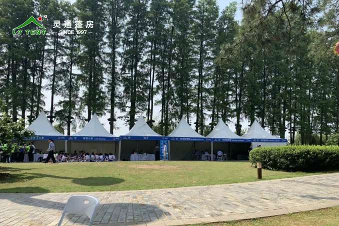 軍用篷房生產(chǎn)廠家 靈通賽事篷房為軍運(yùn)再添色彩